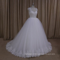 Laço de corda a linha de vestidos de noiva vestido de noiva branco